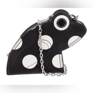 Marc Jacobs Black and White Polka Dot Frog Purse